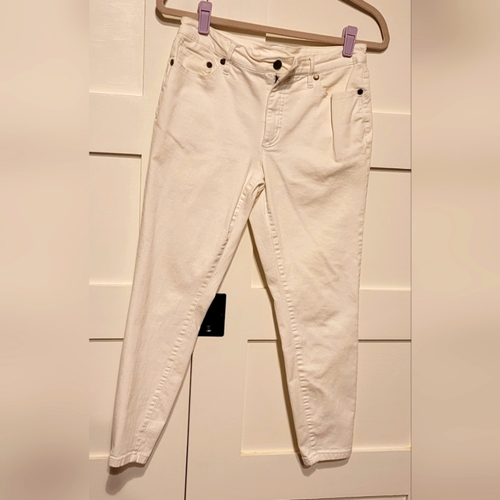 (Copy) Collen Lopez (HSN) Petite White Skinny Ankle Jeans 8P